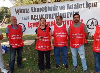 Eylemdeki Ağaç A.Ş. işçilerinden Kezban Karlık: “Sonuna kadar direneceğiz çünkü biz haklıyız”