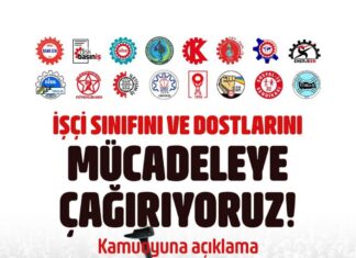 16 sendikadan ortak açıklama: “Mücadeleye çağırıyoruz!”